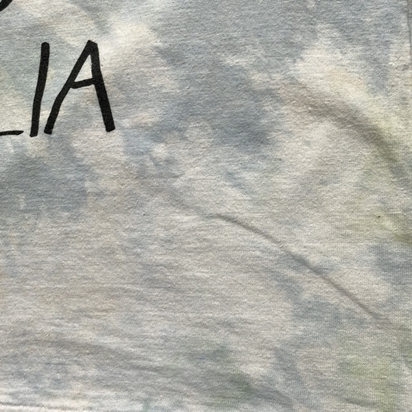 Vintage 90s Single Stitch Australia Beach Inspector Tie Dye Funny Tee - Picture 5 of 13